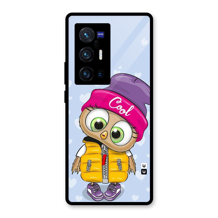Cool Owl Glass Back Case for Vivo X70 Pro Plus