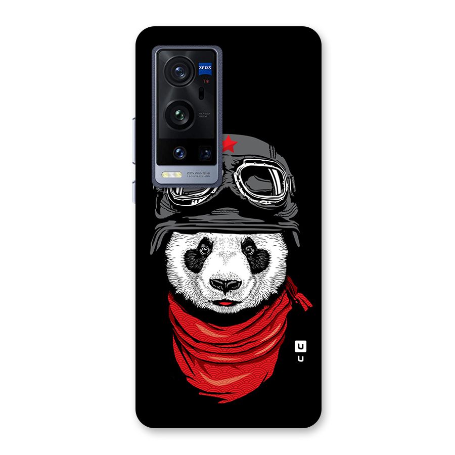 Cool Panda Soldier Art Back Case for Vivo X60 Pro Plus