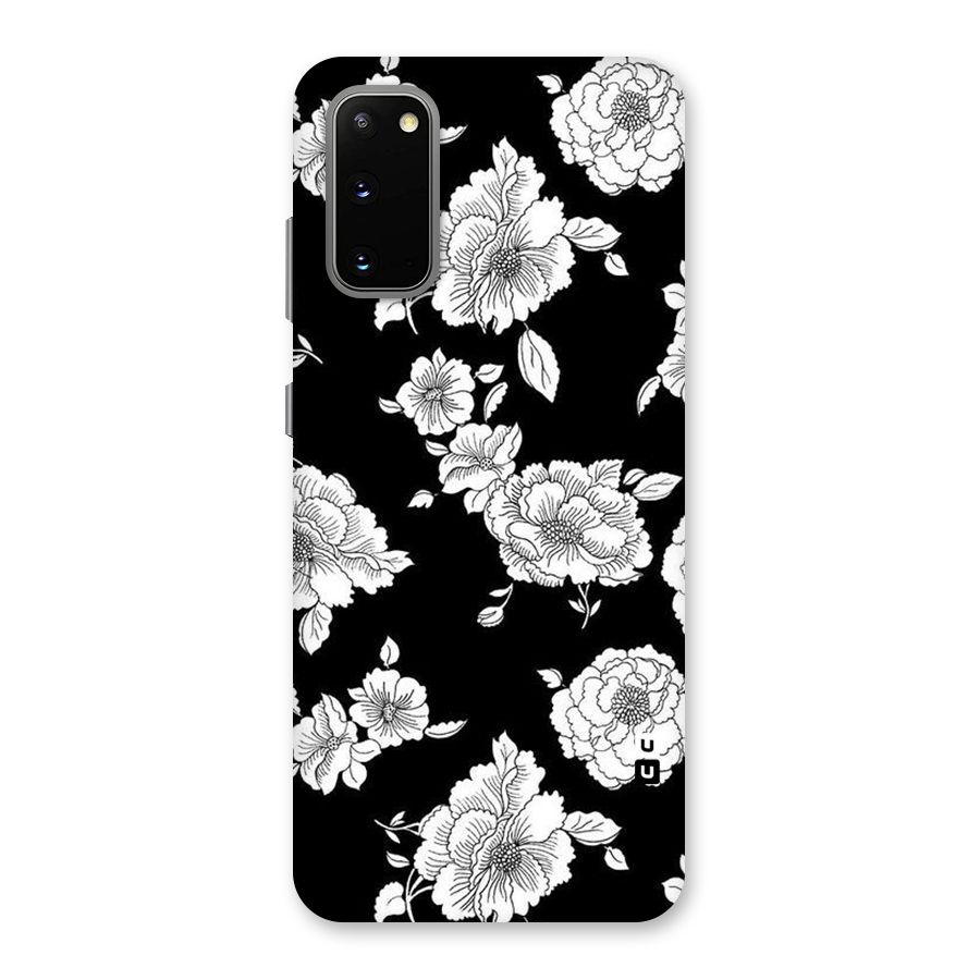 Cool Pattern Flowers Back Case for Galaxy S20