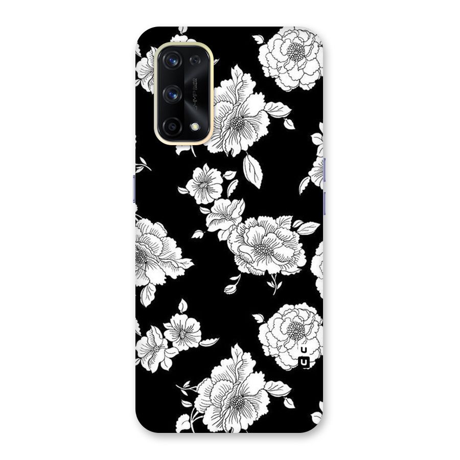 Cool Pattern Flowers Glass Back Case for Realme X7 Pro