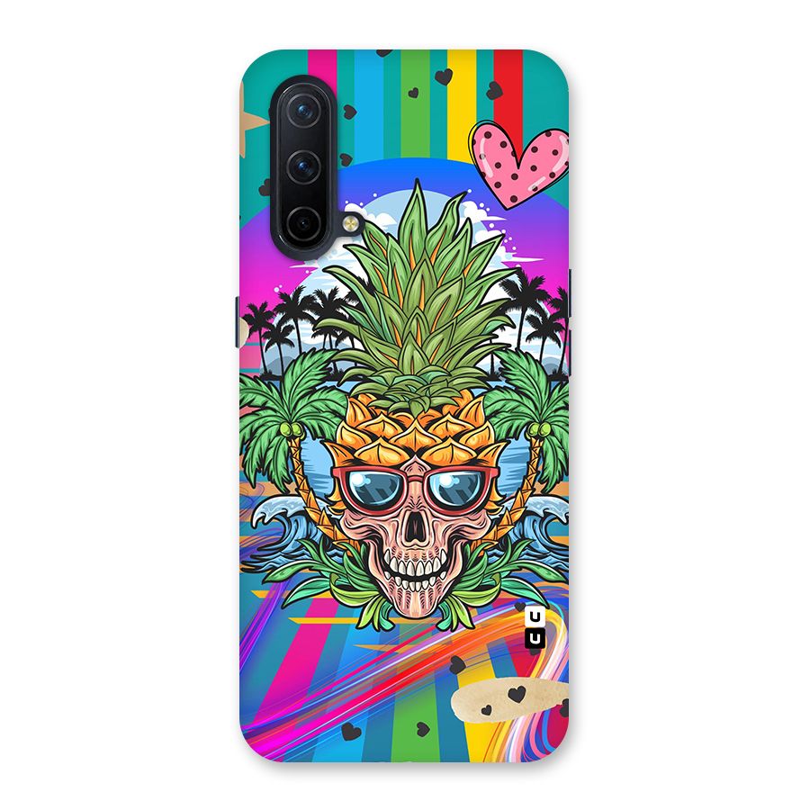 Cool Pineapple Skull Back Case for OnePlus Nord CE 5G