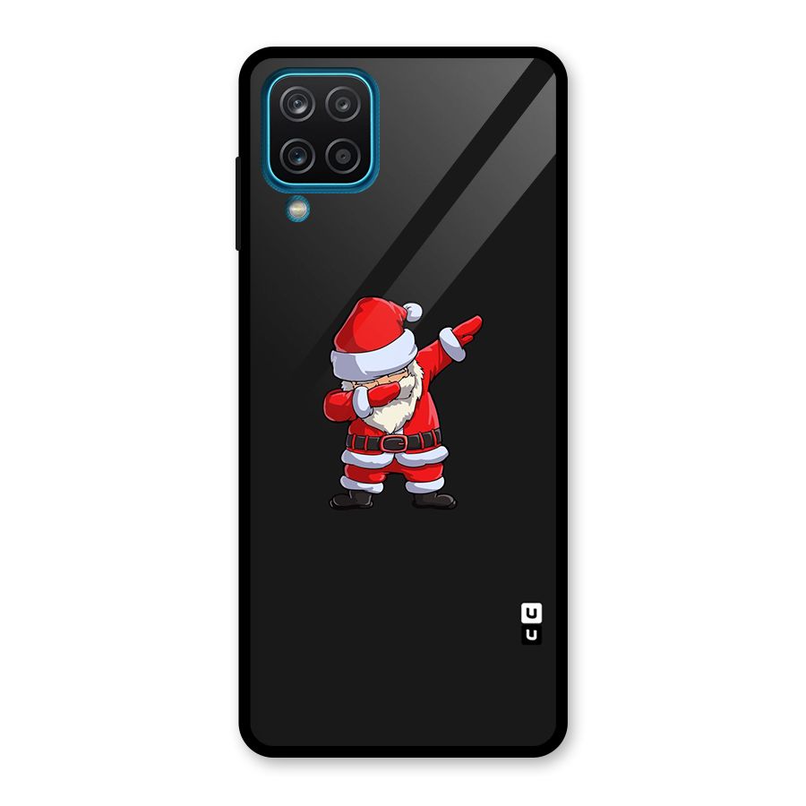 Cool Santa Dab Glass Back Case for Galaxy A12
