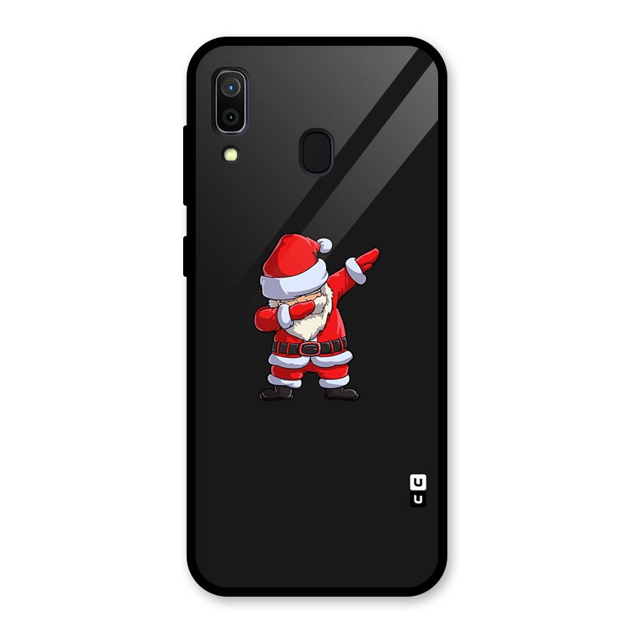 Cool Santa Dab Glass Back Case for Galaxy A30