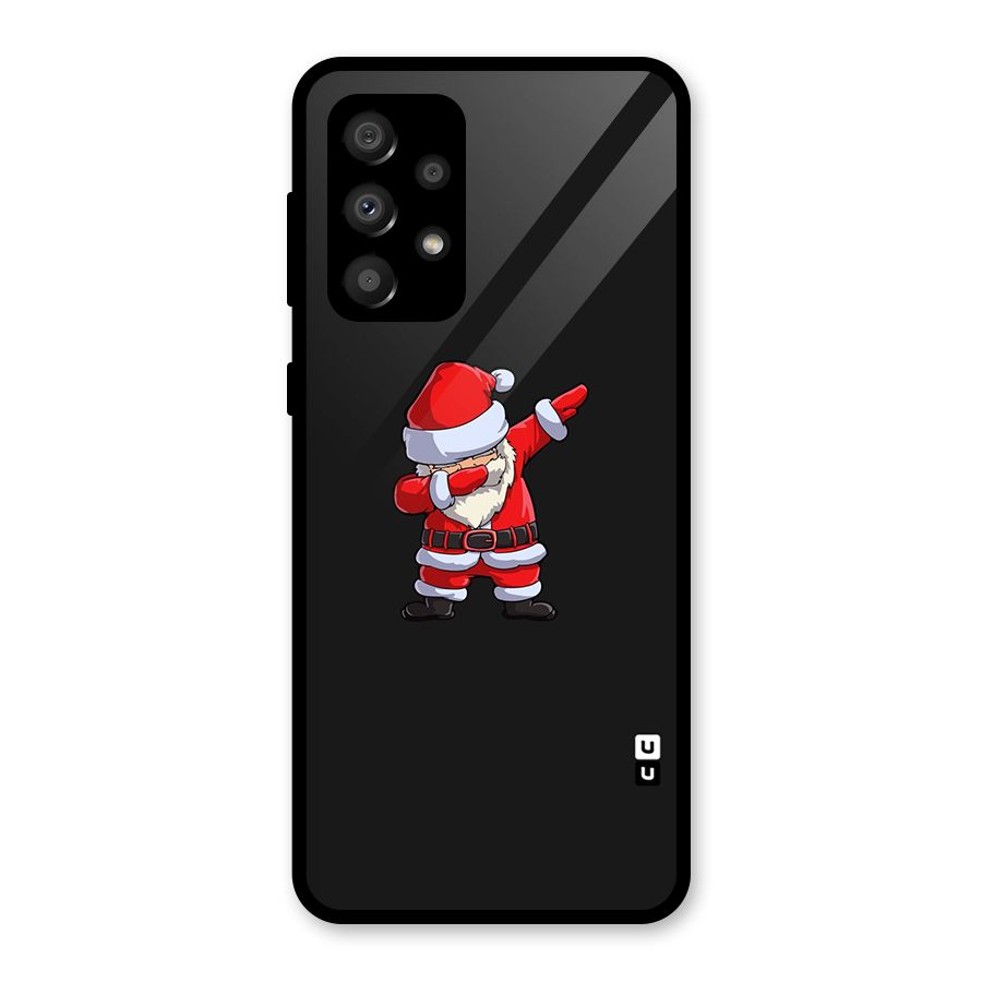 Cool Santa Dab Glass Back Case for Galaxy A32