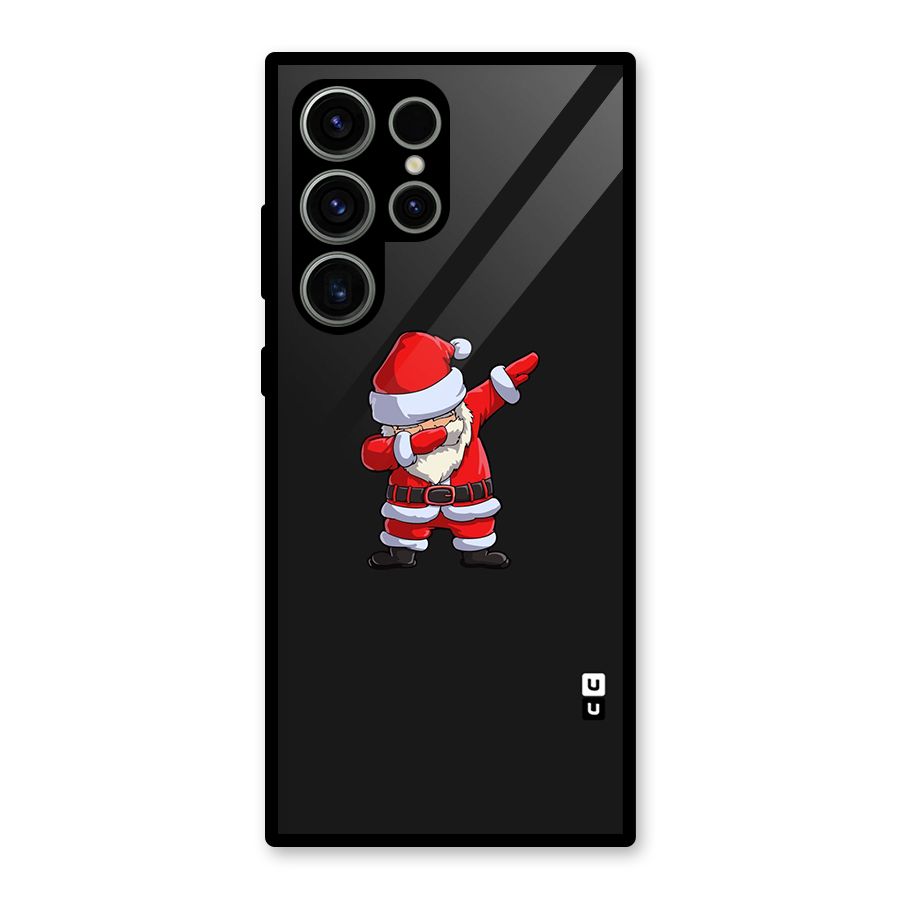 Cool Santa Dab Glass Back Case for Galaxy S23 Ultra