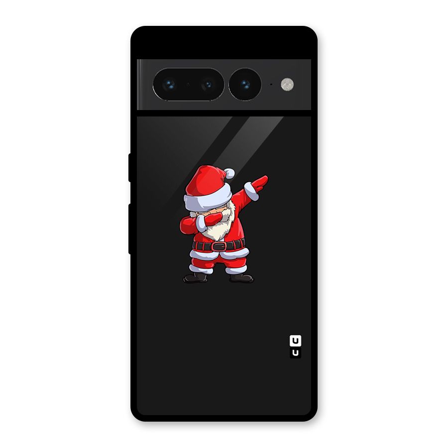 Cool Santa Dab Glass Back Case for Google Pixel 7 Pro