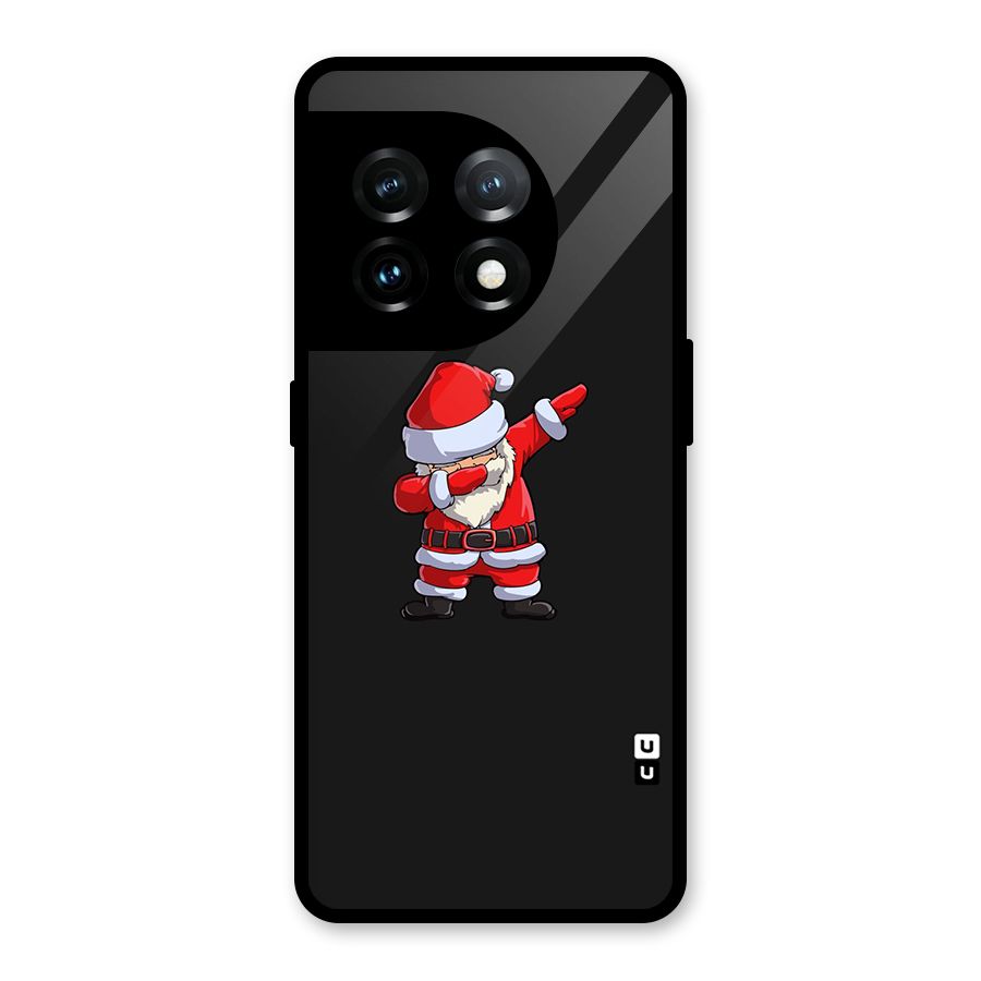 Cool Santa Dab Glass Back Case for OnePlus 11