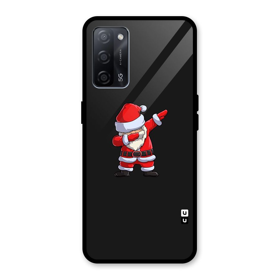 Cool Santa Dab Glass Back Case for Oppo A53s 5G