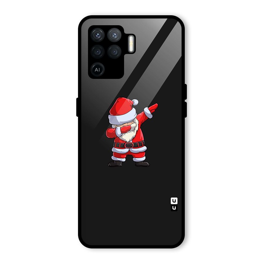 Cool Santa Dab Glass Back Case for Oppo F19 Pro