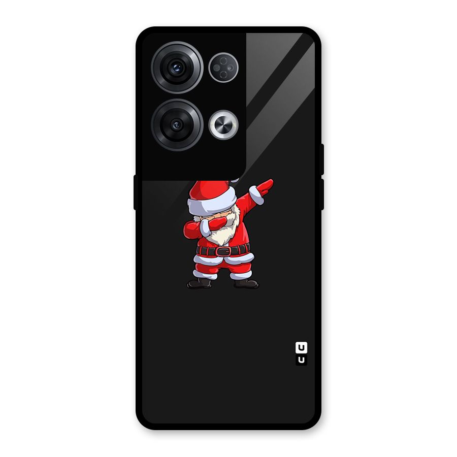 Cool Santa Dab Glass Back Case for Oppo Reno8 Pro 5G