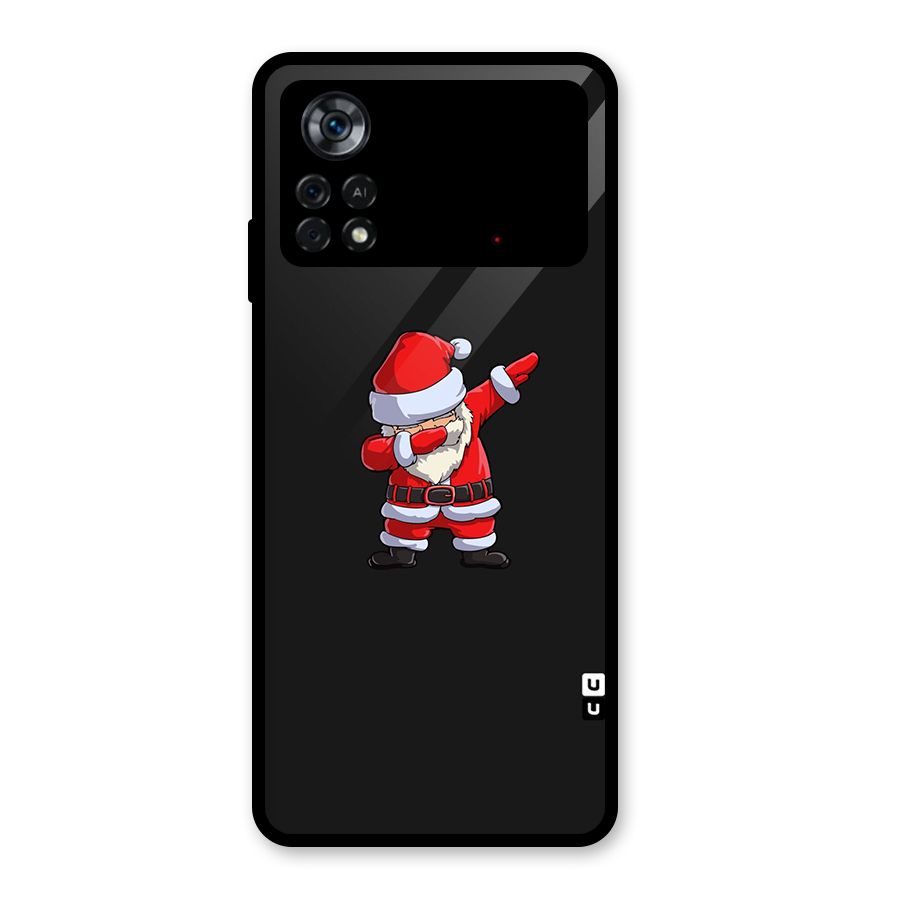 Cool Santa Dab Glass Back Case for Poco X4 Pro 5G