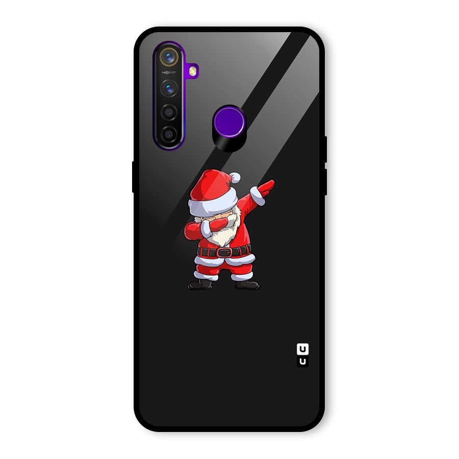 Cool Santa Dab Glass Back Case for Realme 5 Pro