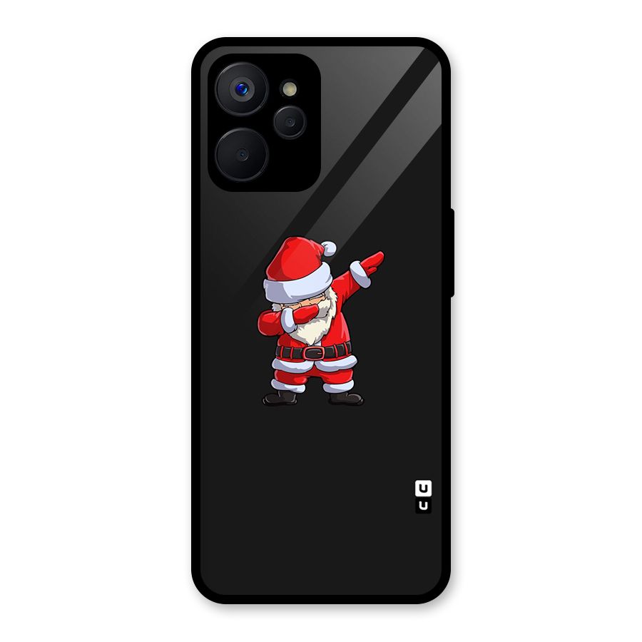 Cool Santa Dab Glass Back Case for Realme 9i 5G