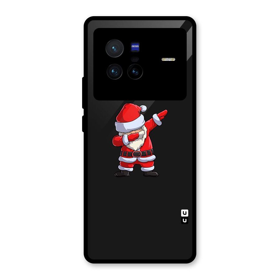 Cool Santa Dab Glass Back Case for Vivo X80