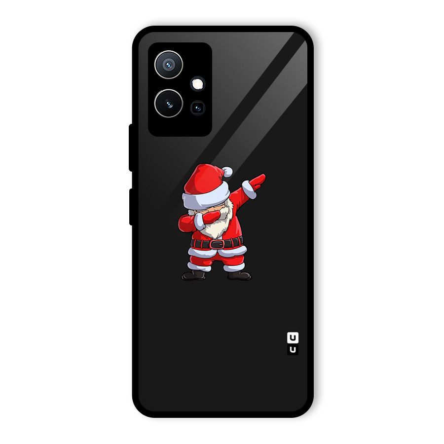 Cool Santa Dab Glass Back Case for Vivo iQOO Z6