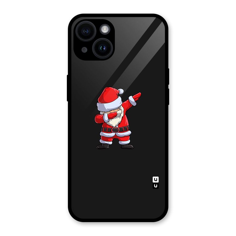 Cool Santa Dab Glass Back Case for iPhone 14