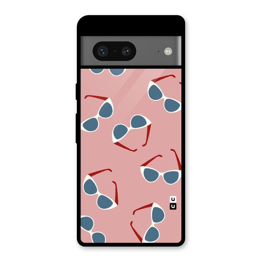 Cool Shades Pattern Glass Back Case for Google Pixel 7