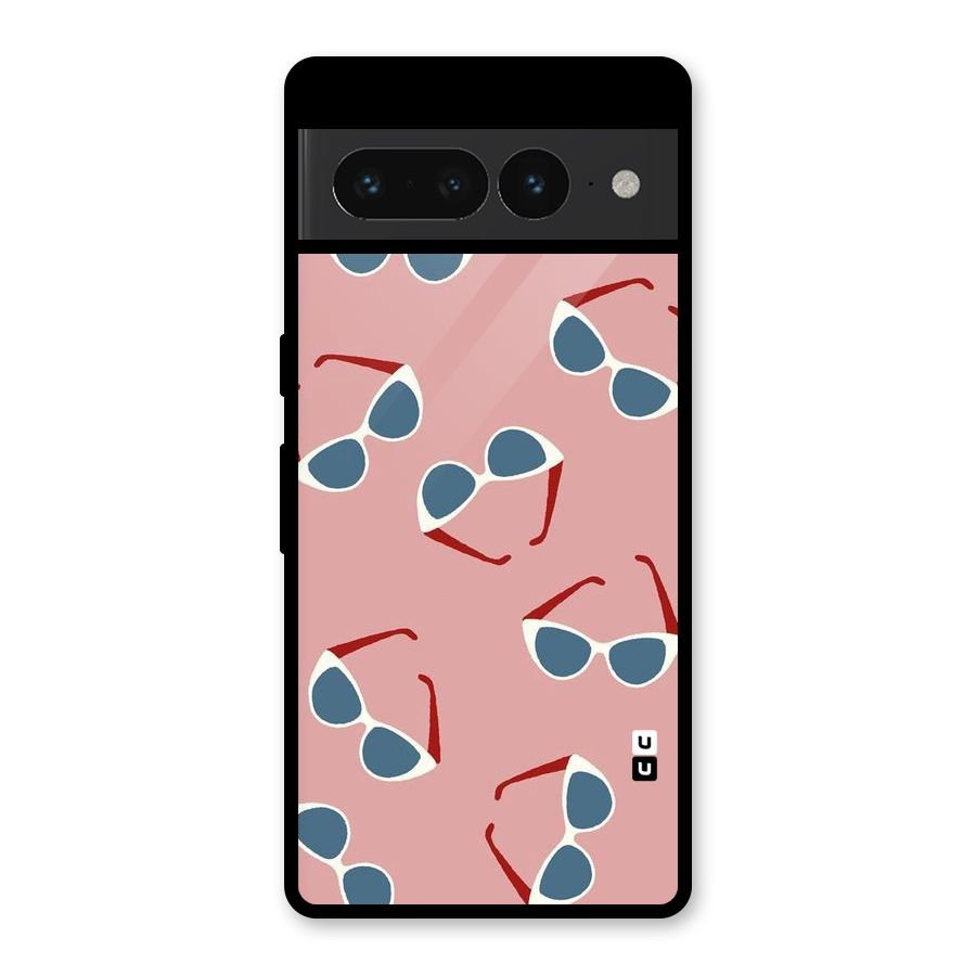 Cool Shades Pattern Glass Back Case for Google Pixel 7 Pro
