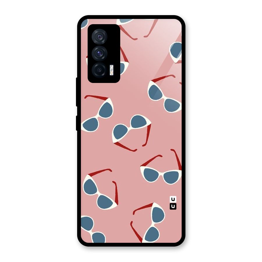 Cool Shades Pattern Glass Back Case for Vivo iQOO 7 5G