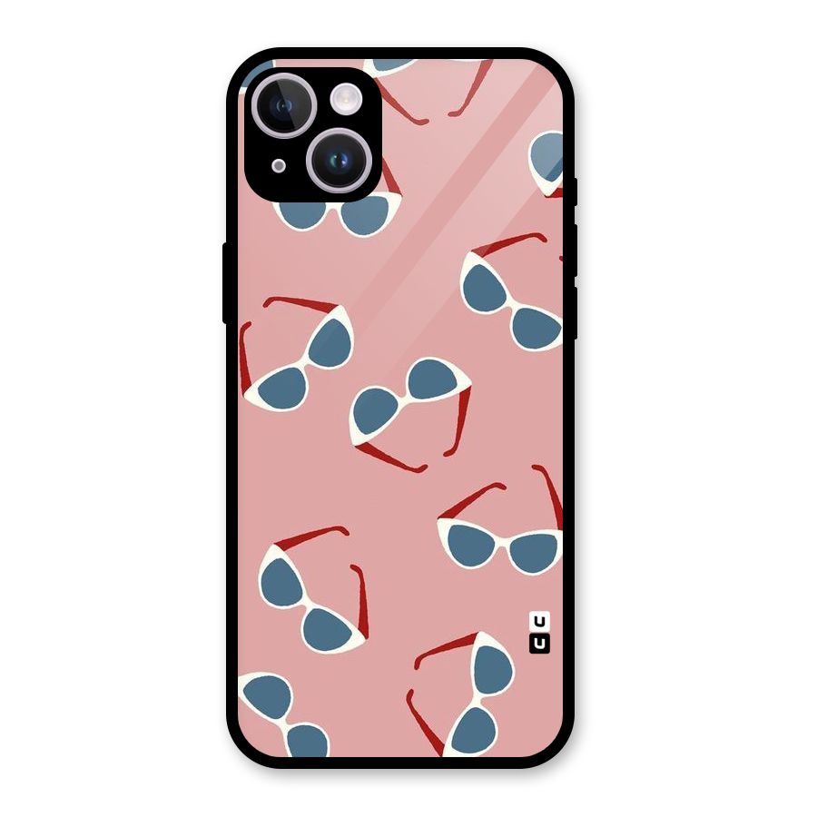 Cool Shades Pattern Glass Back Case for iPhone 14 Plus