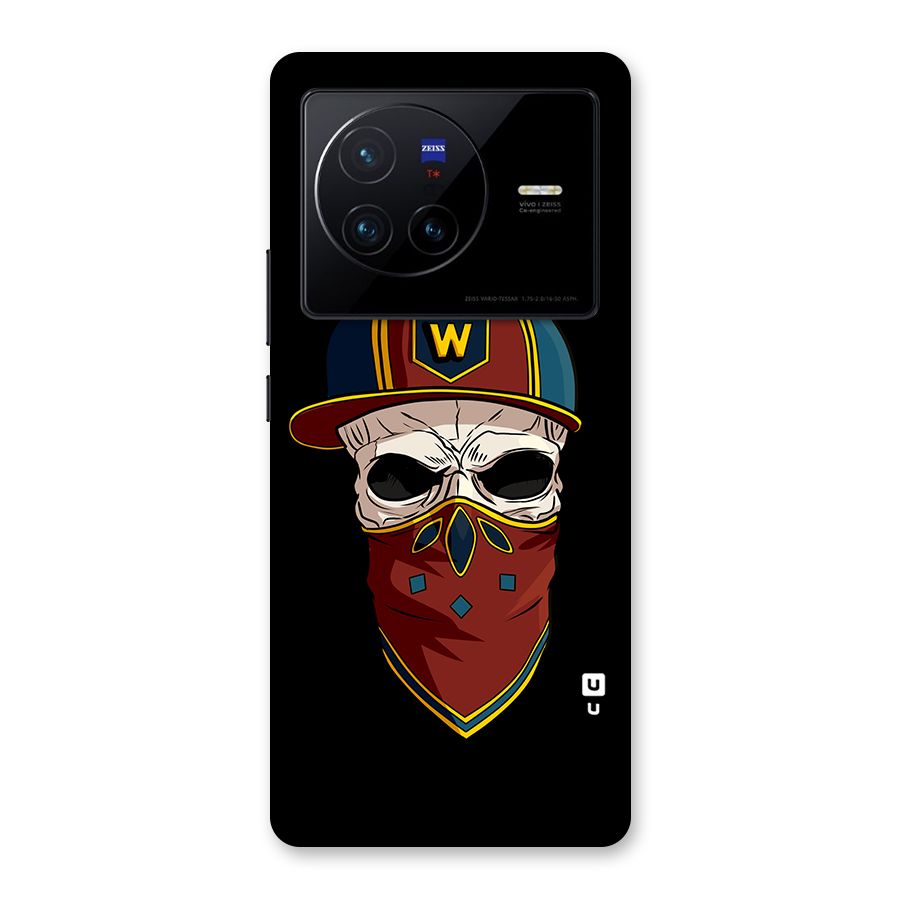 Cool Skull Mask Cap Back Case for Vivo X80