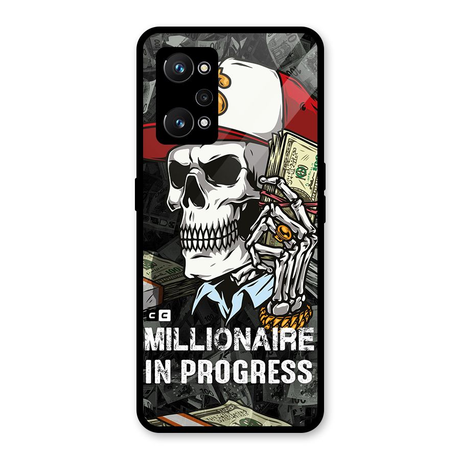 Cool Skull Millionaire In Progress Glass Back Case for Realme GT Neo 3T