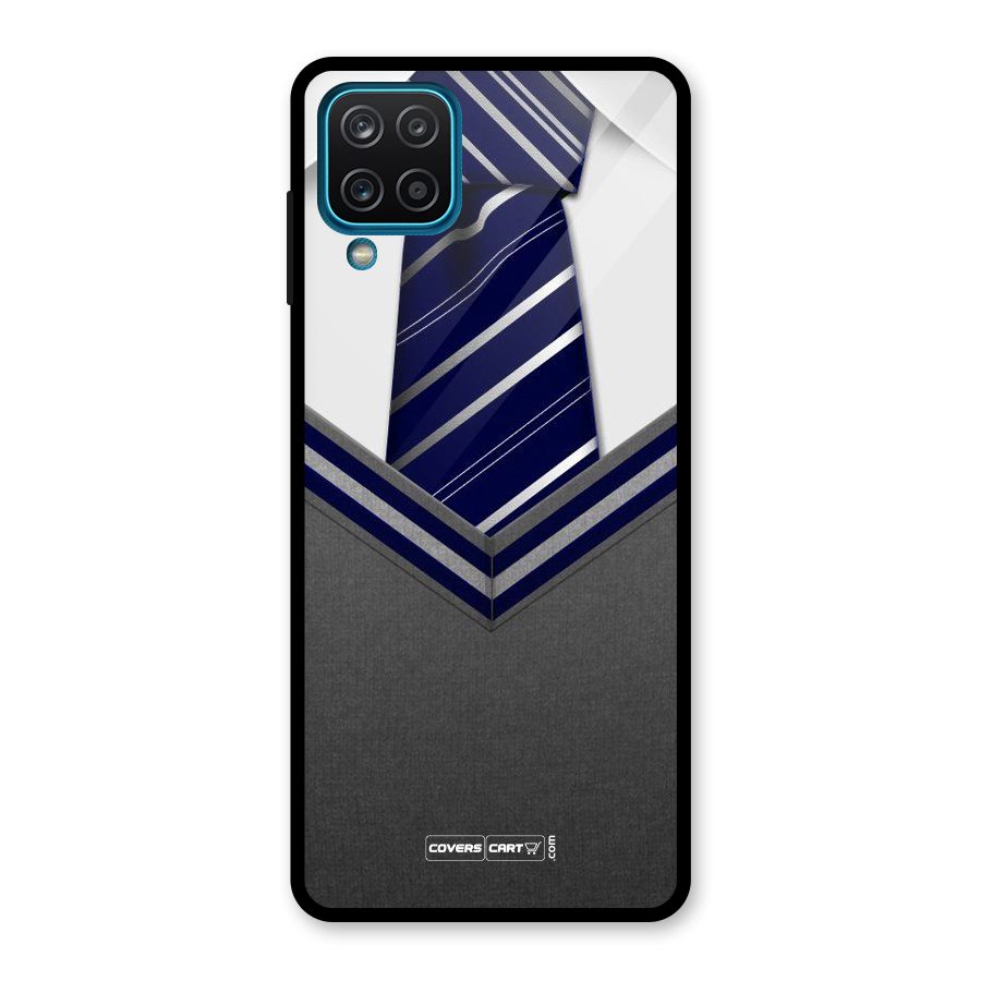 Cool Sweater Glass Back Case for Galaxy A12