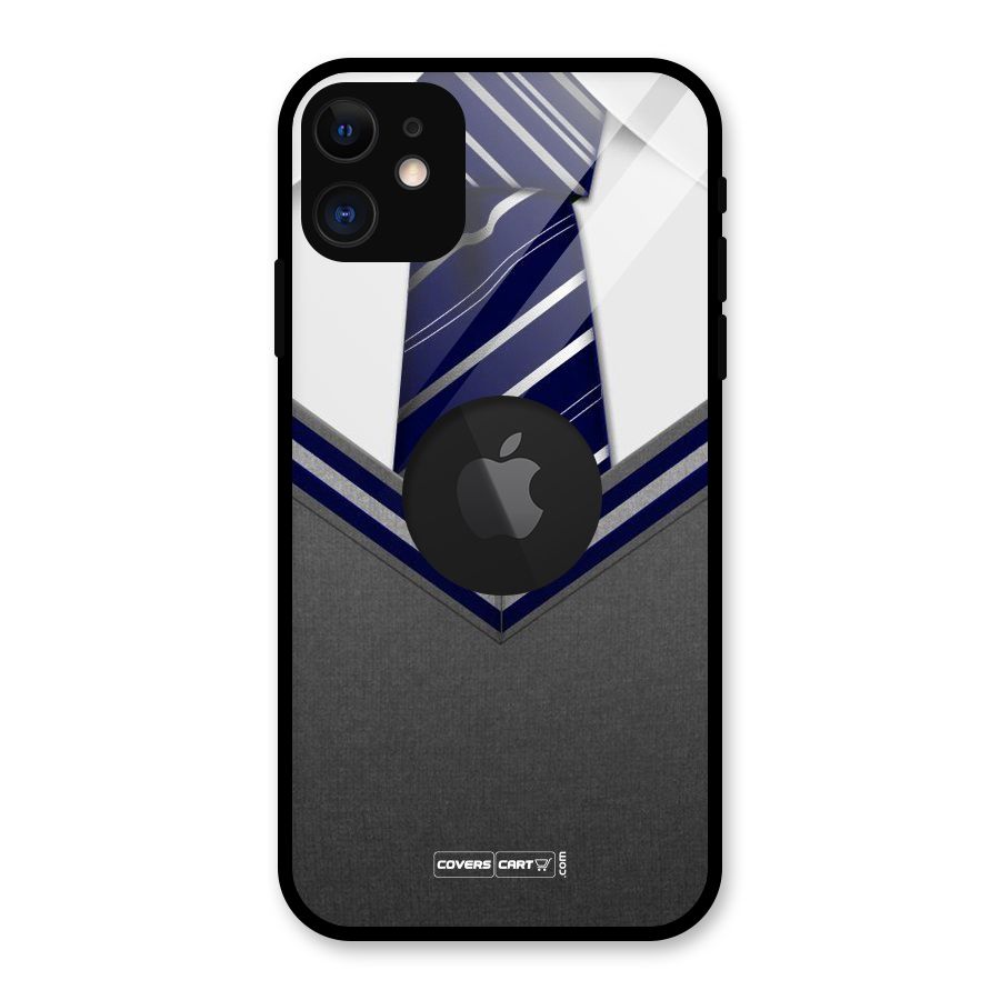 Cool Sweater Glass Back Case for iPhone 11 Logo Cut