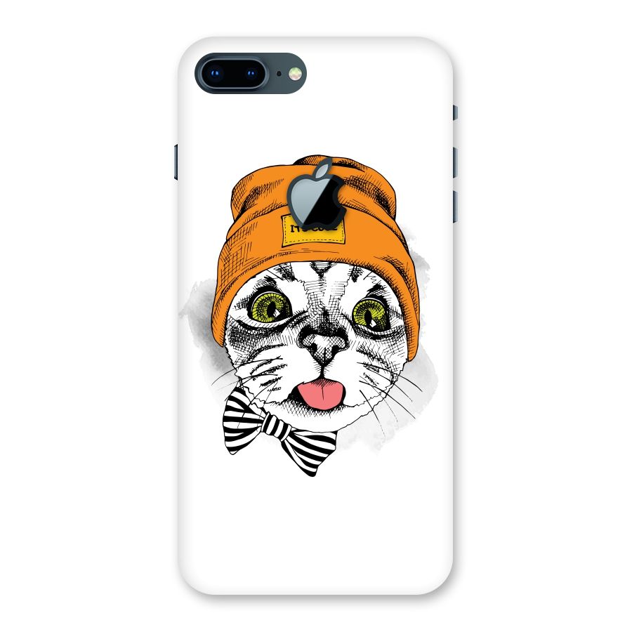 Cool cat Back Case for iPhone 7 Plus Apple Cut