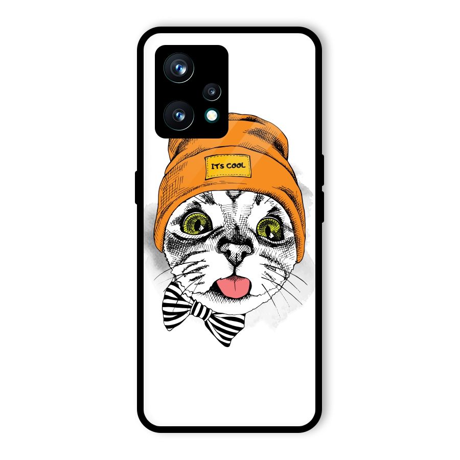 Cool cat Glass Back Case for Realme 9 Pro Plus 5G