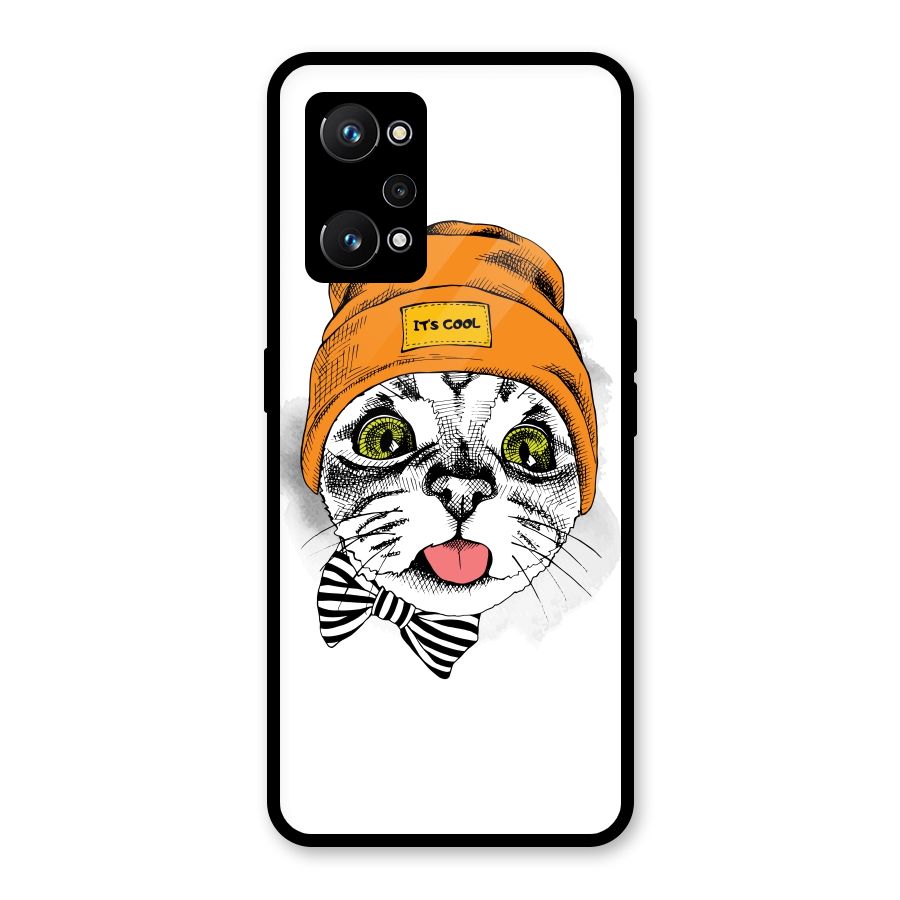 Cool cat Glass Back Case for Realme GT Neo 3T