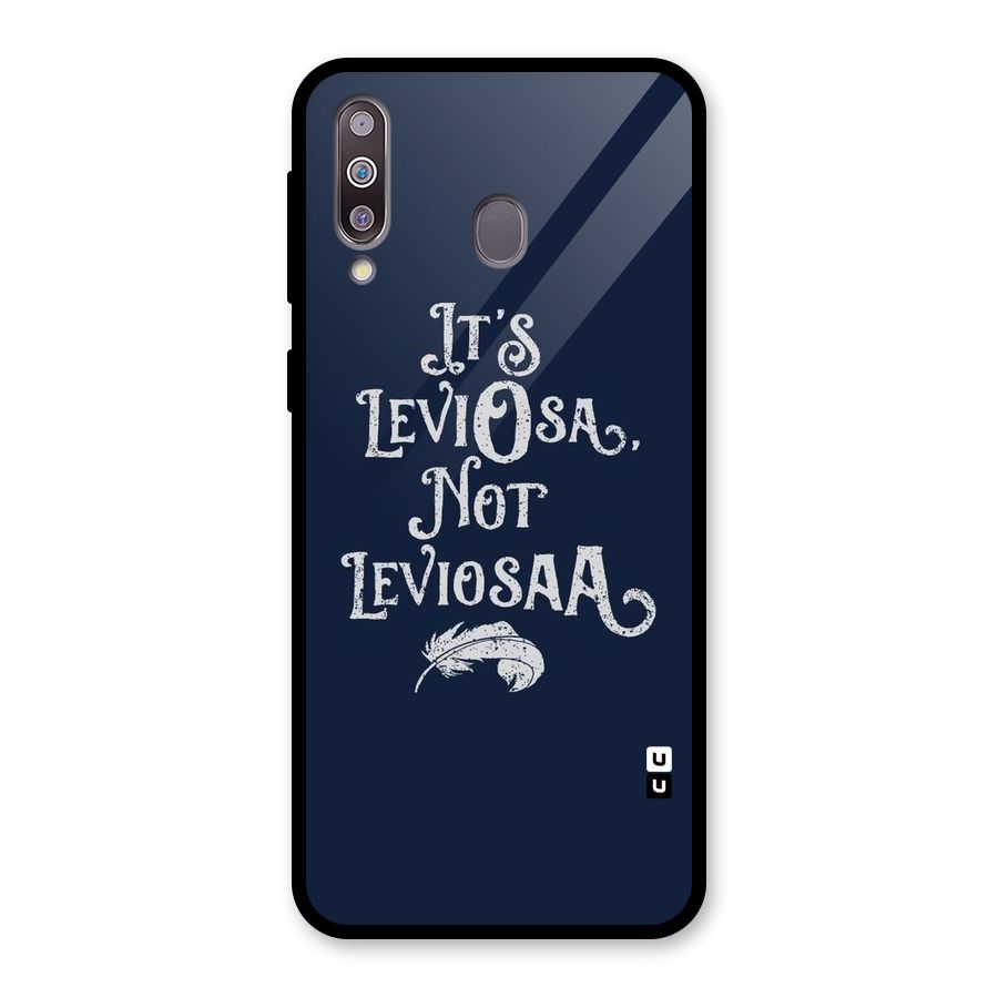 Correction Feather Glass Back Case for Galaxy M30