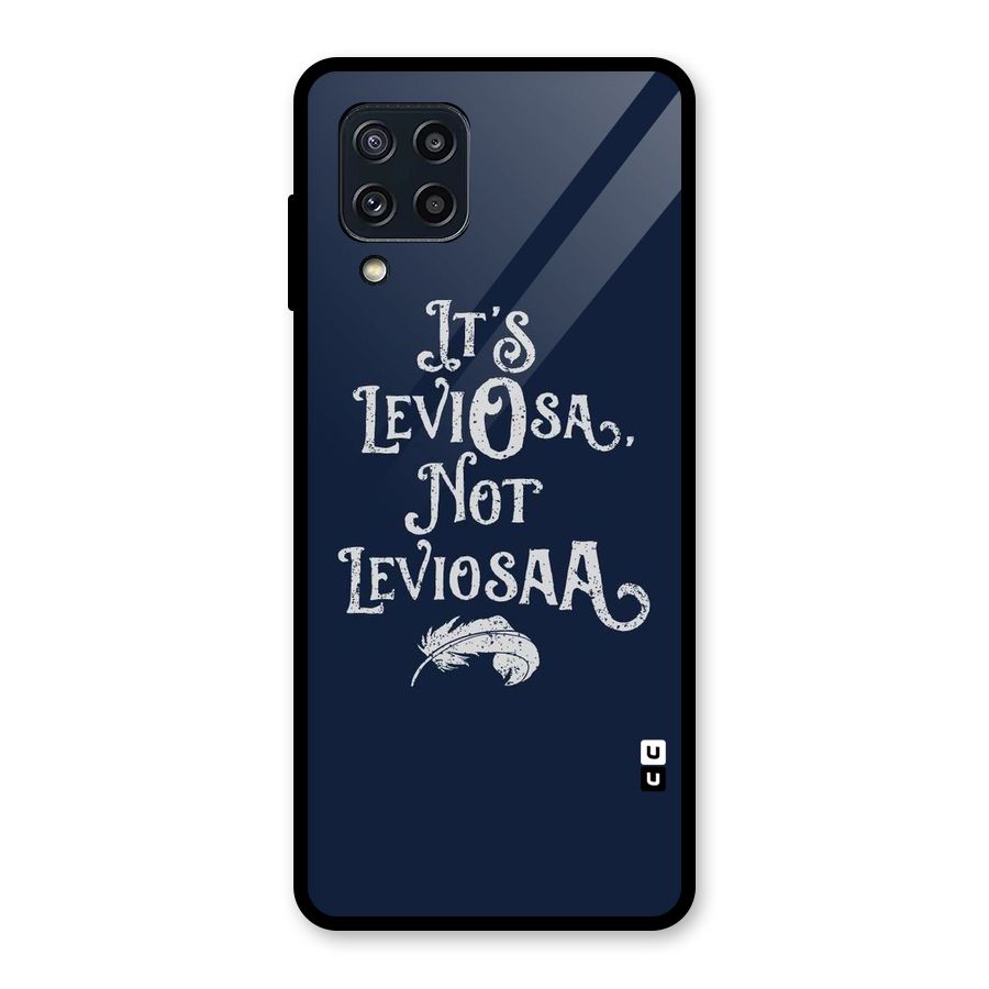 Correction Feather Glass Back Case for Galaxy M32