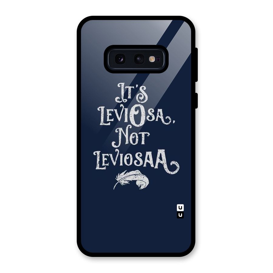 Correction Feather Glass Back Case for Galaxy S10e