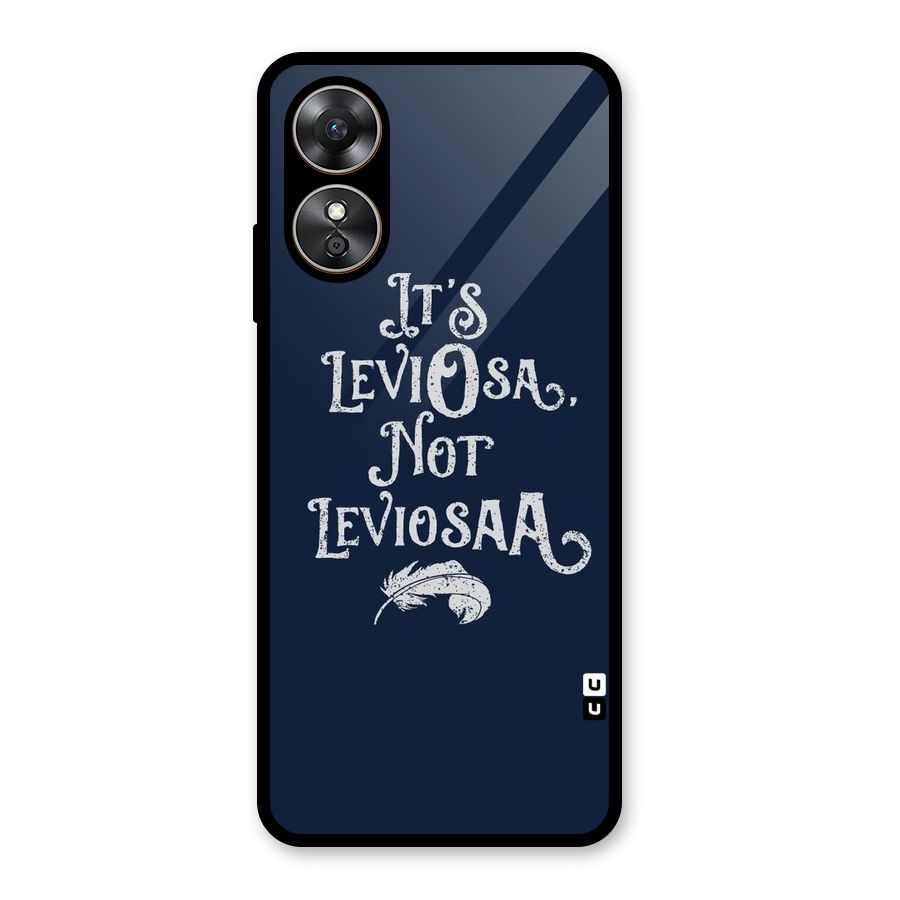 Correction Feather Glass Back Case for Oppo A17