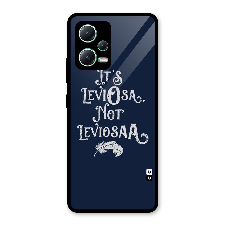 Correction Feather Glass Back Case for Redmi Note 12 5G