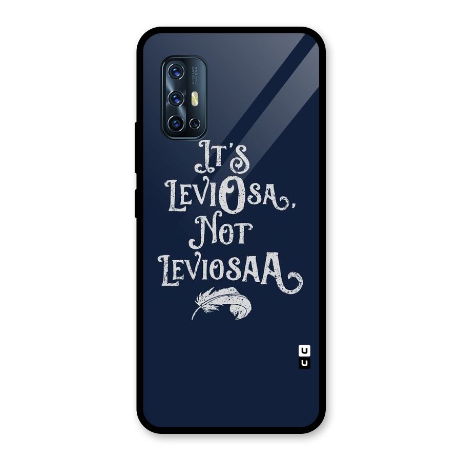 Correction Feather Glass Back Case for Vivo V17