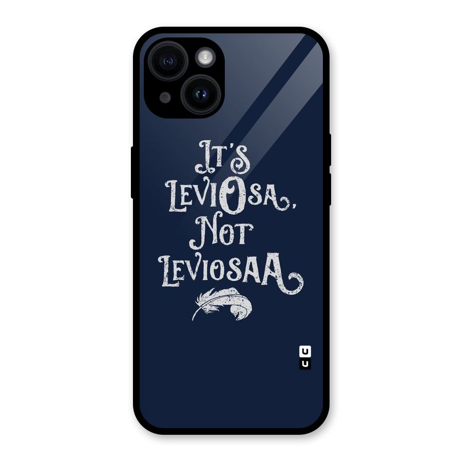 Correction Feather Glass Back Case for iPhone 14
