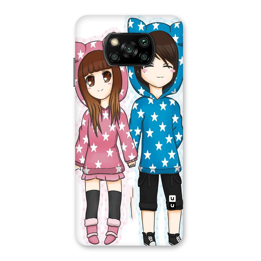 Couple In Stars Back Case for Poco X3