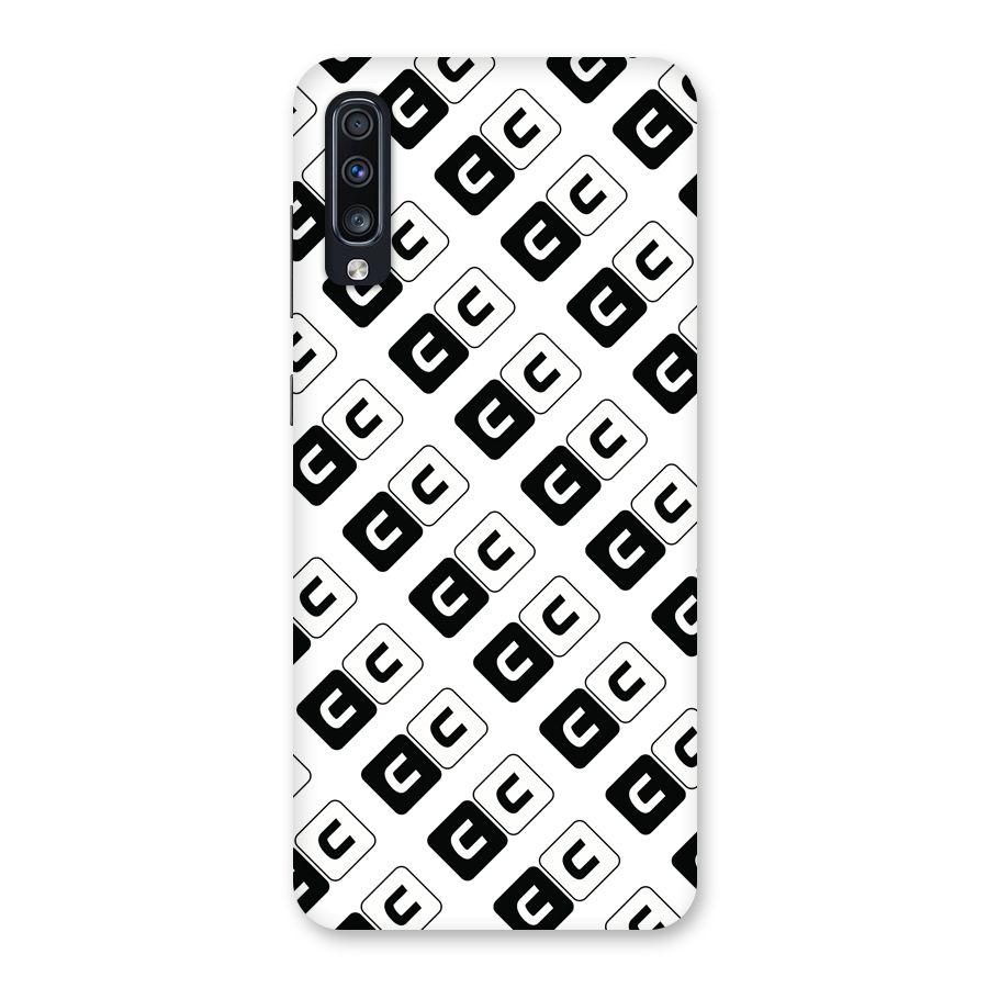 CoversCart Diagonal Banner Back Case for Galaxy A70