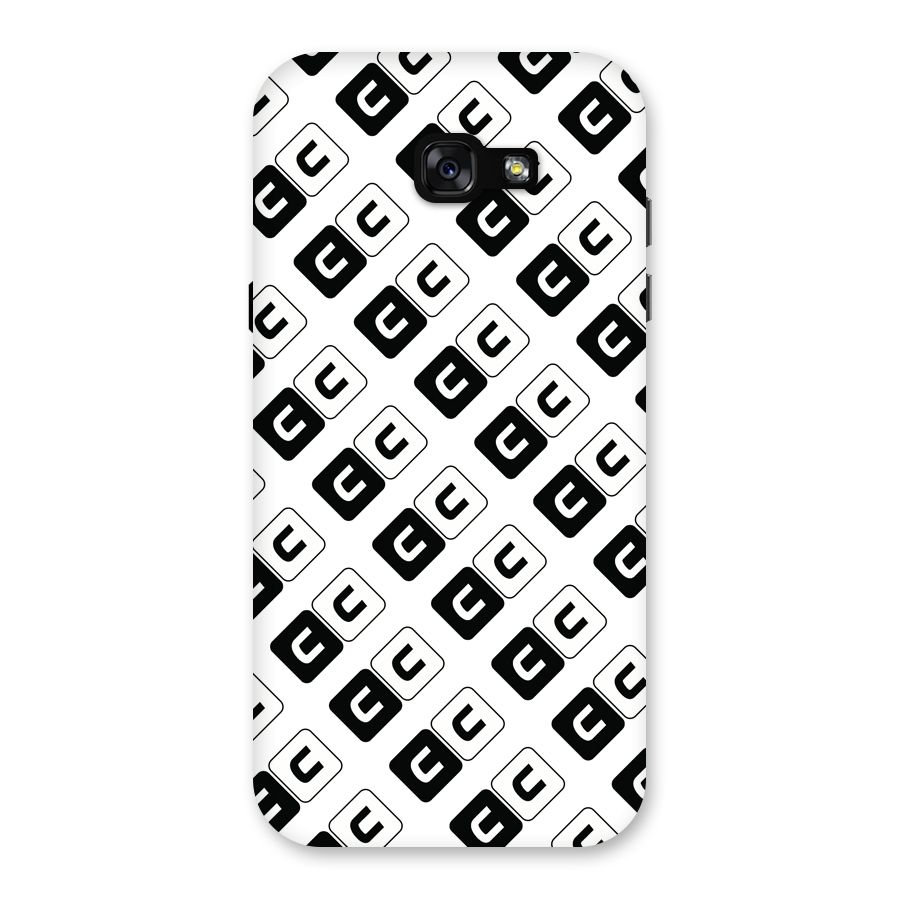 CoversCart Diagonal Banner Back Case for Galaxy A7 (2017)
