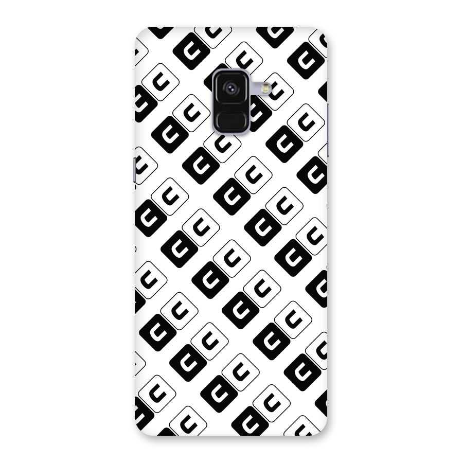 CoversCart Diagonal Banner Back Case for Galaxy A8 Plus