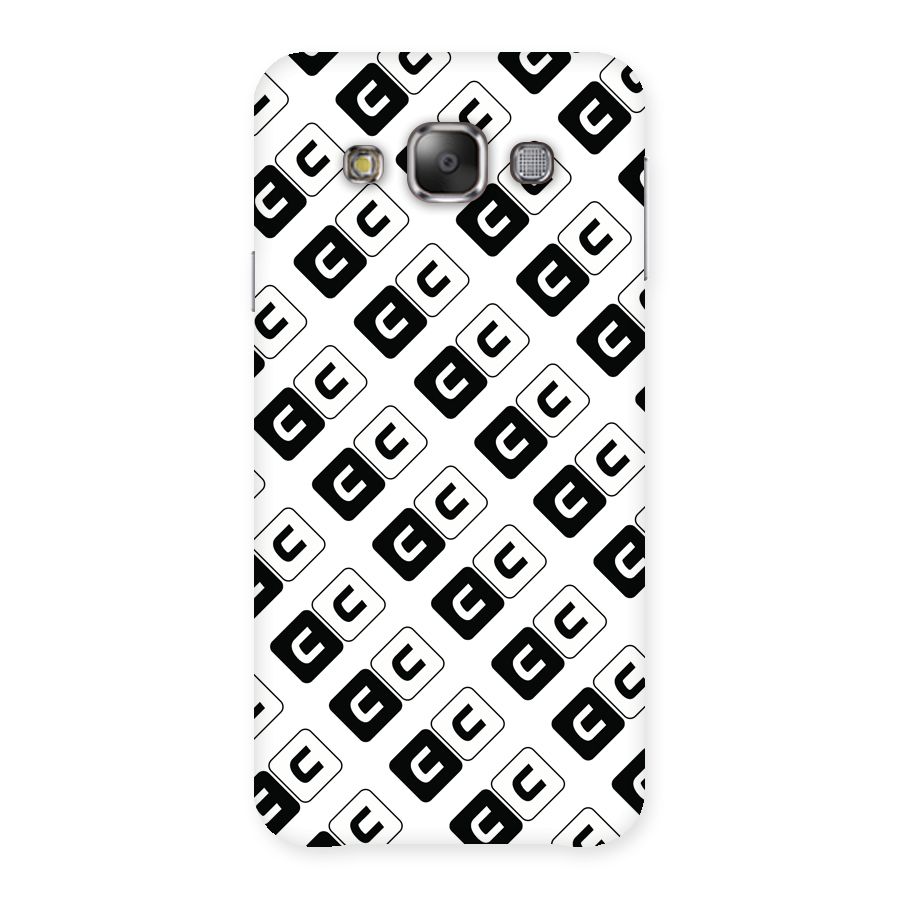 CoversCart Diagonal Banner Back Case for Galaxy E7