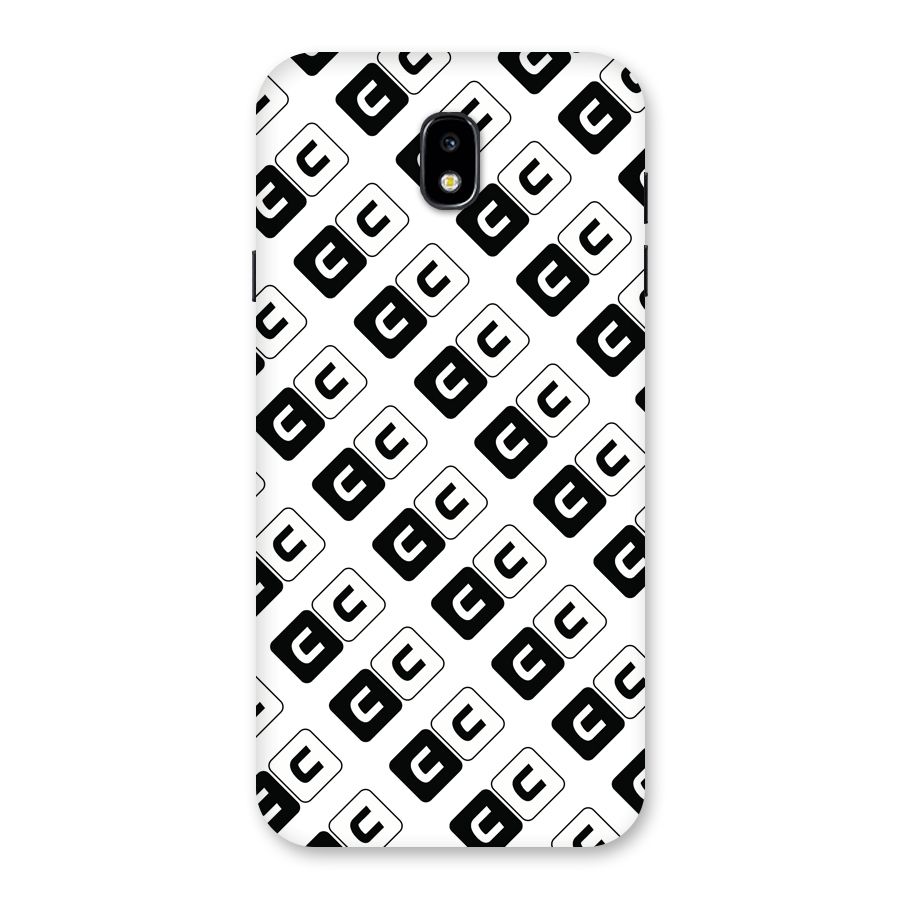 CoversCart Diagonal Banner Back Case for Galaxy J7 Pro