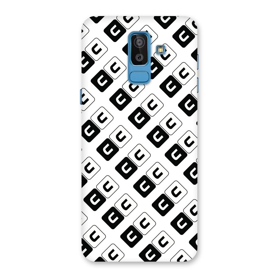 CoversCart Diagonal Banner Back Case for Galaxy J8
