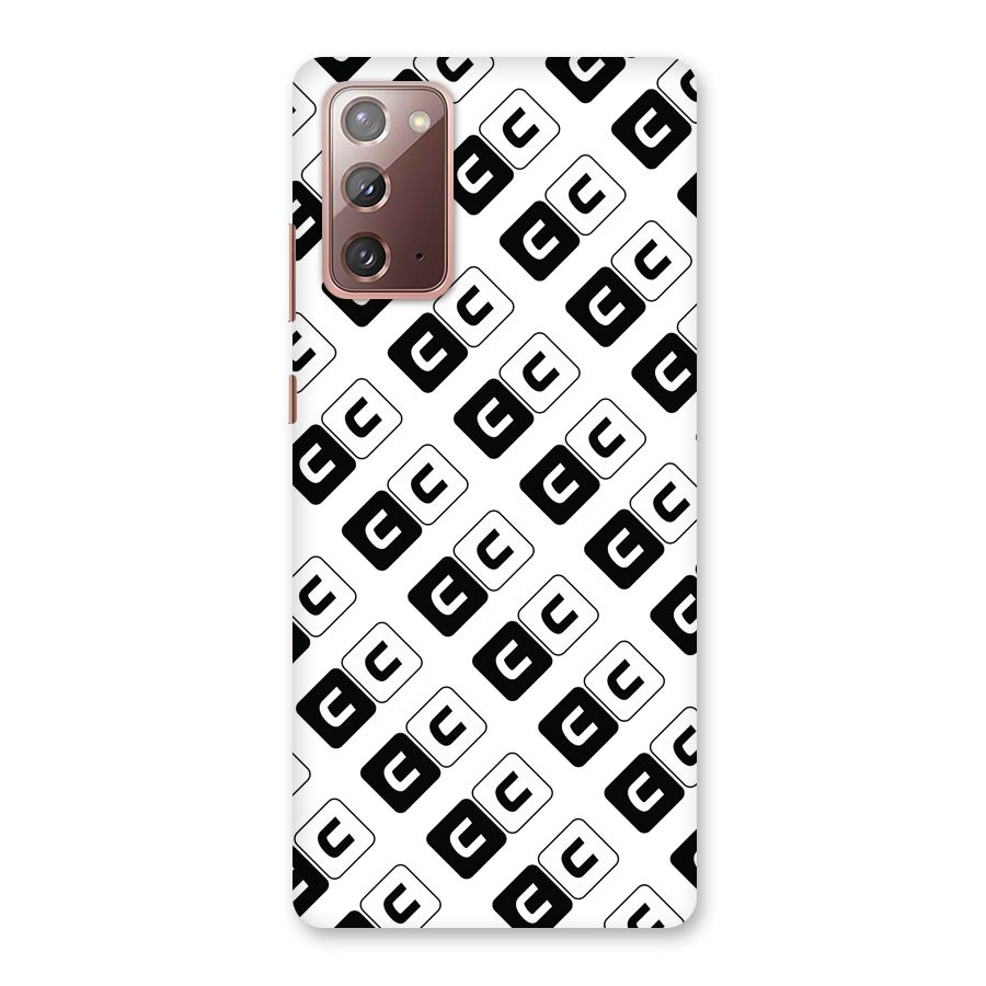 CoversCart Diagonal Banner Back Case for Galaxy Note 20
