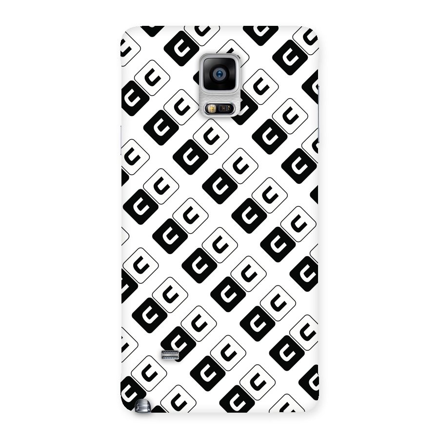 CoversCart Diagonal Banner Back Case for Galaxy Note 4