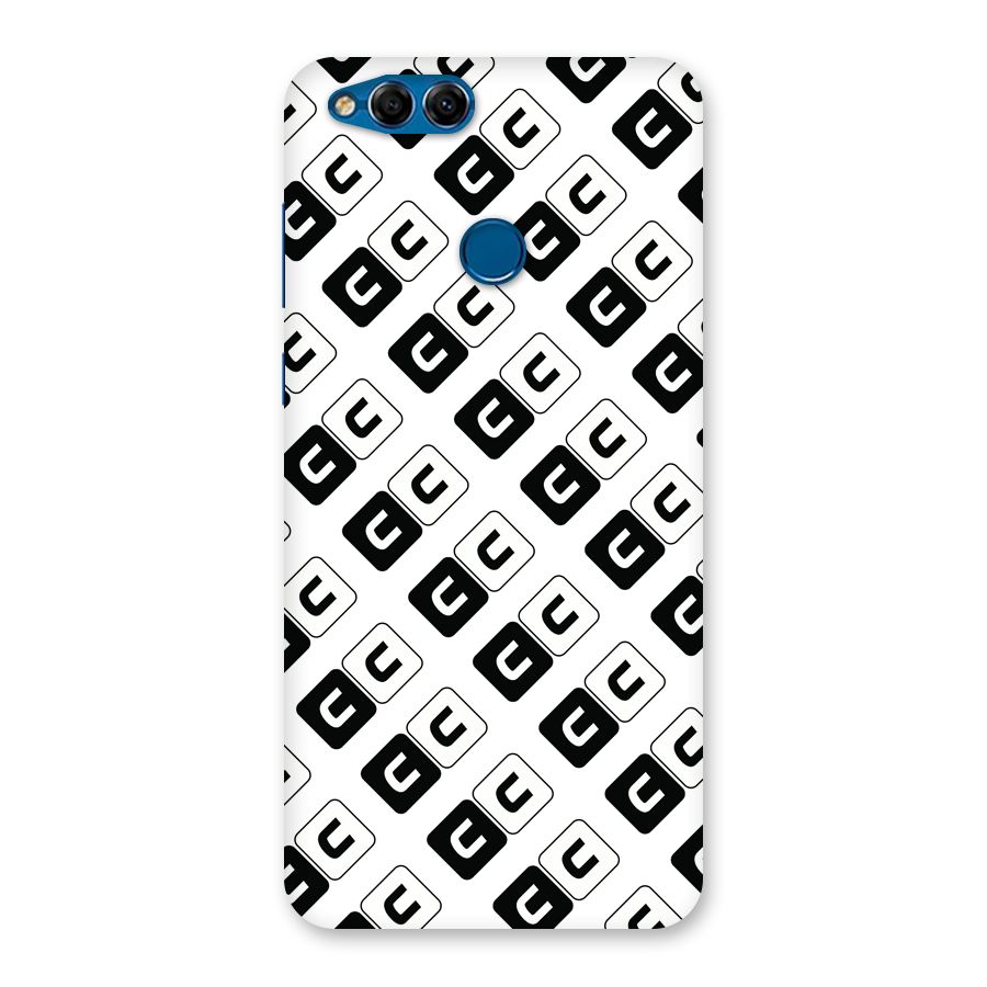 CoversCart Diagonal Banner Back Case for Honor 7X