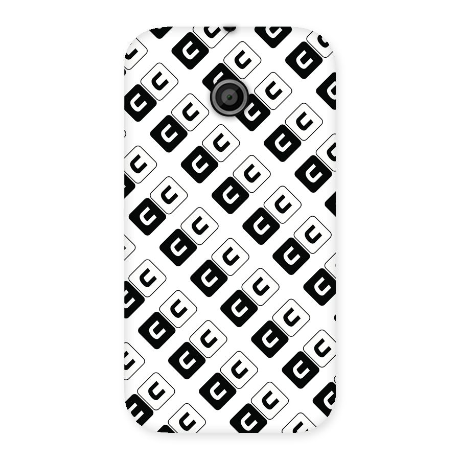 CoversCart Diagonal Banner Back Case for Moto E