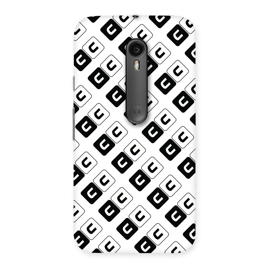 CoversCart Diagonal Banner Back Case for Moto G3